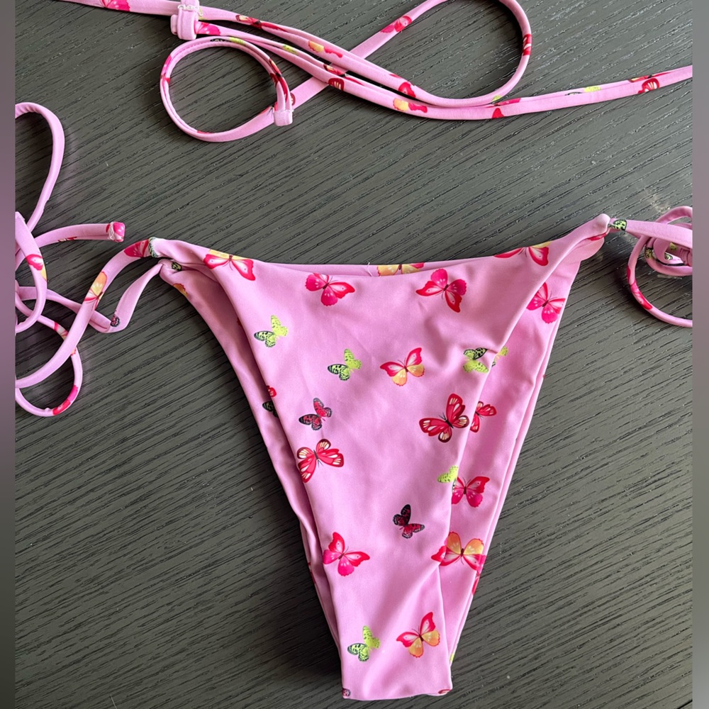 Pink Butterfly Bikini Set (S) - Picture 4 of 6